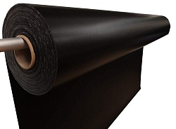 Тентовая ПВХ ткань 300 г/м2 рулон 250см (Черный)